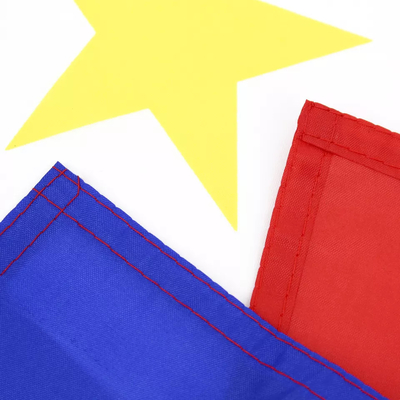 Drapeau fait sur commande Digital de Philippines 3X5 imprimant le drapeau 100% philippin de polyester